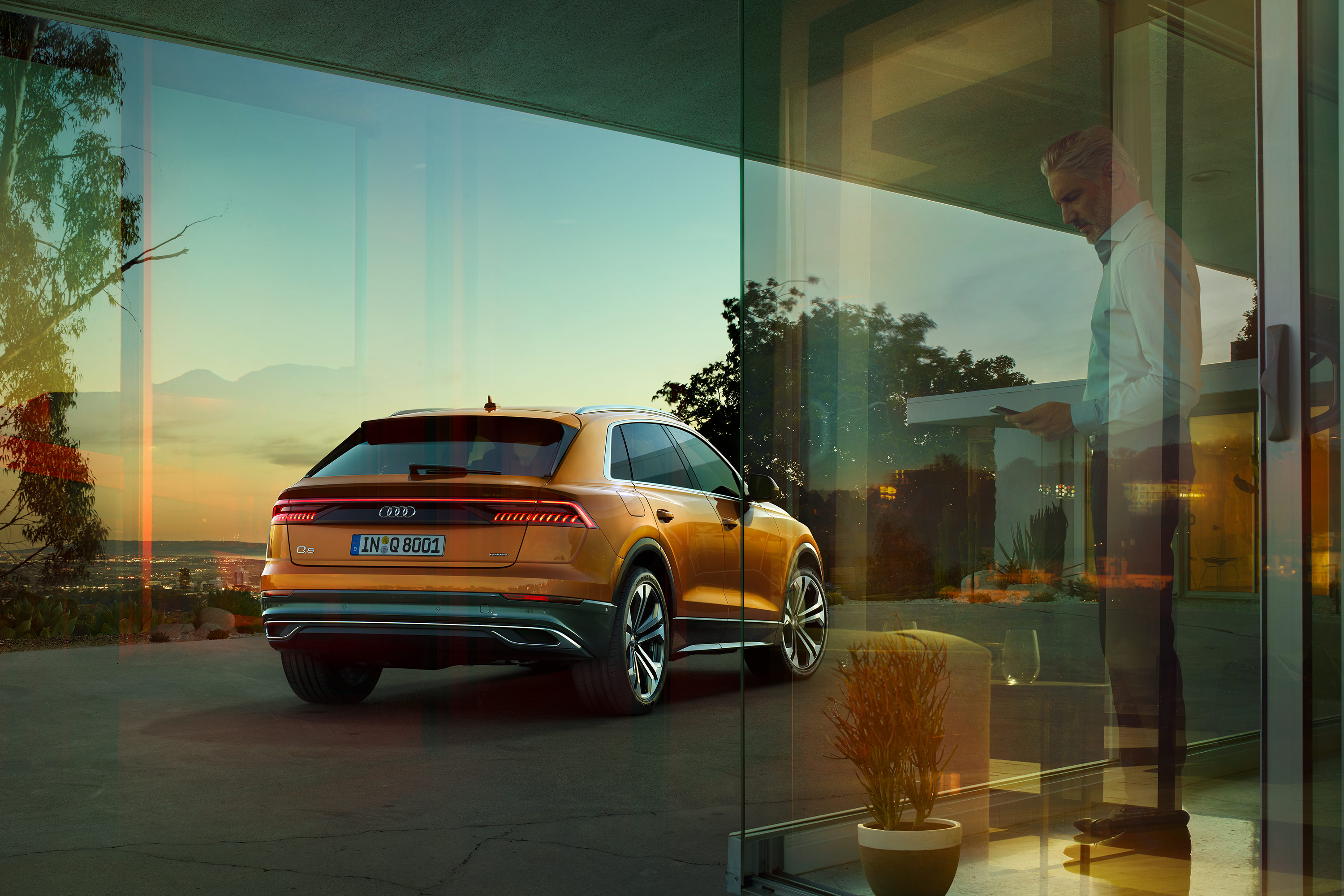 Digitales Leben - Postproduction, CGI, Retouching, Composing - Uwe Düttmann, Audi Q8, CGI, Postproduction