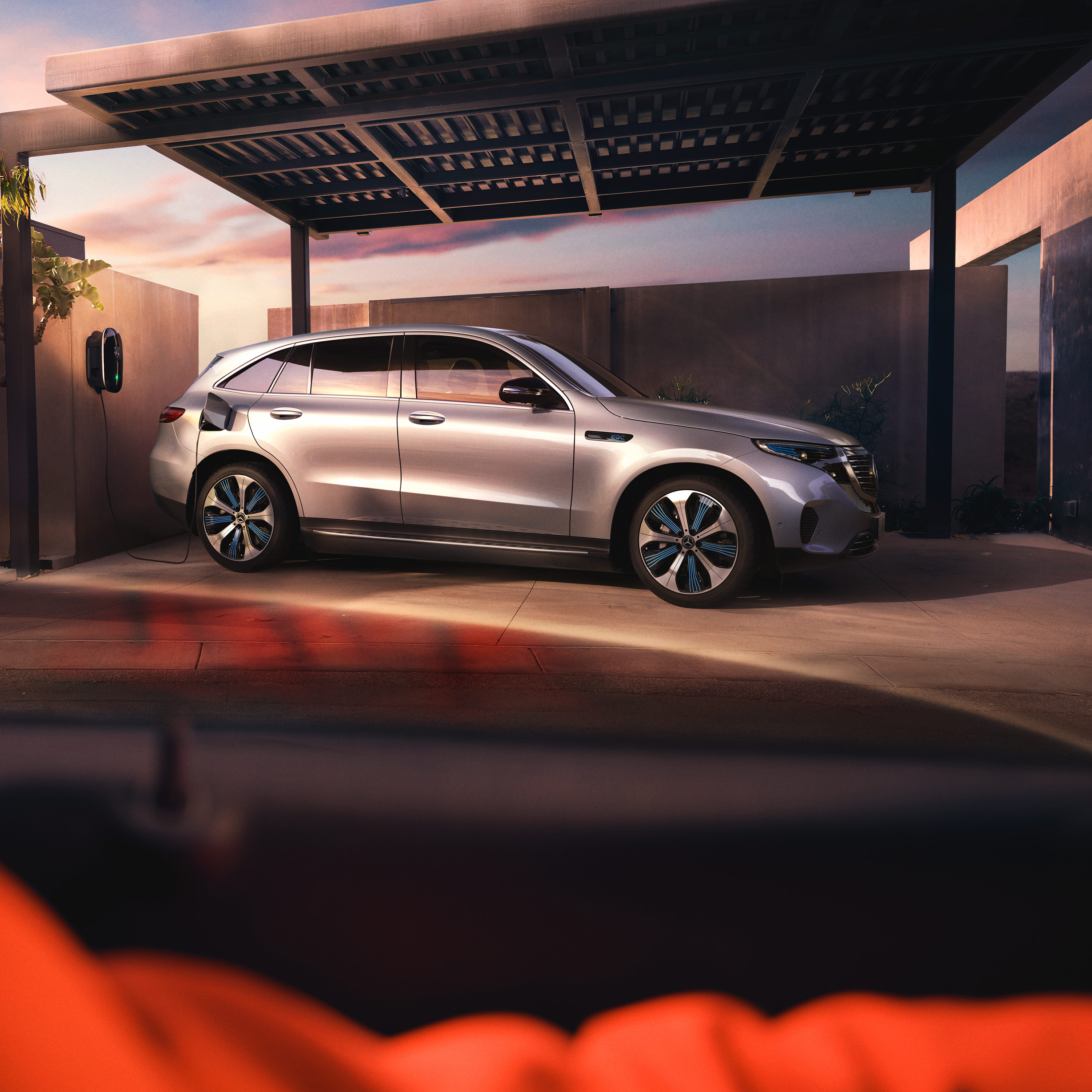 Digitales Leben - Postproduction, CGI, Retouching, Composing - Alex Rank, Mercedes Benz EQC, CGI, Postproduction
