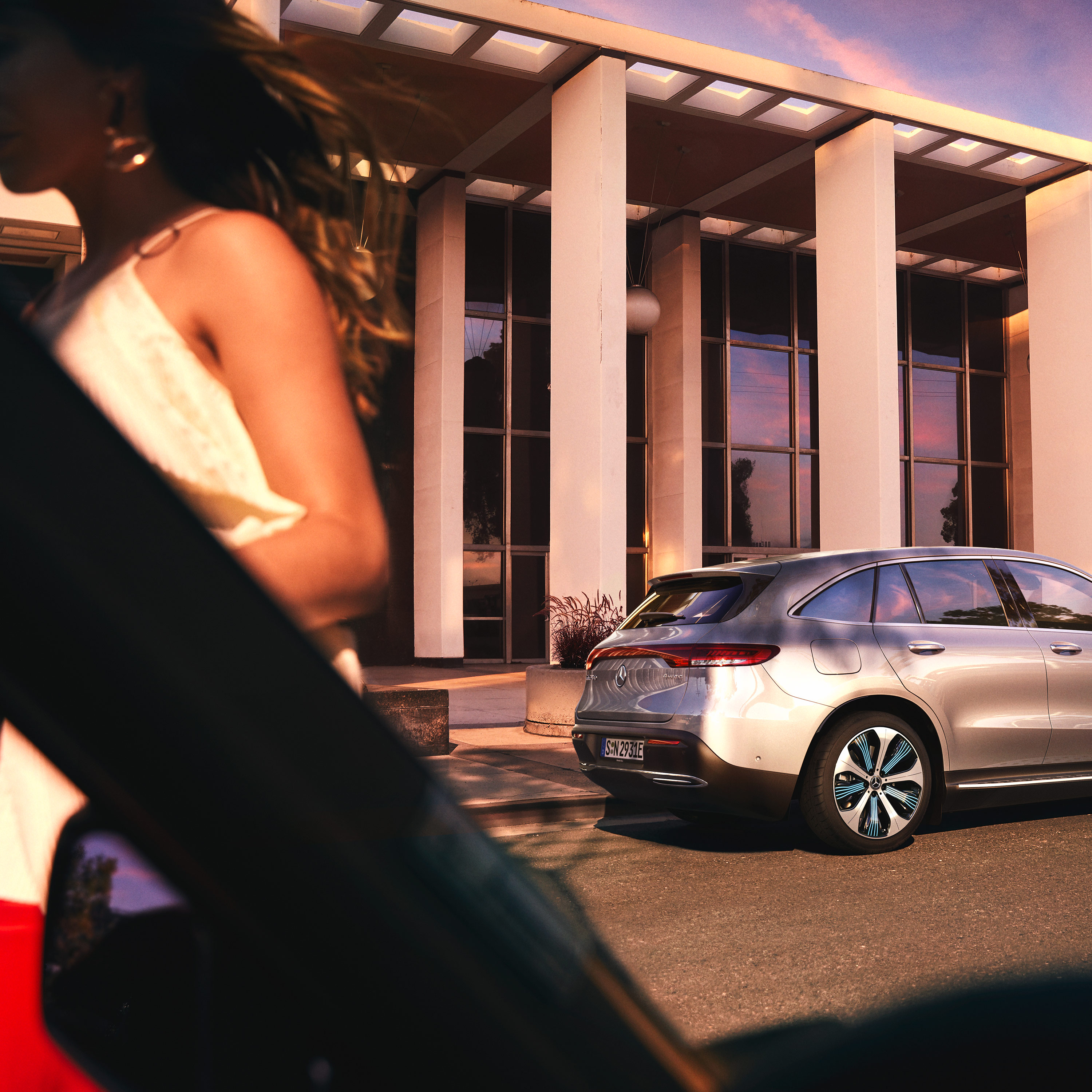 Digitales Leben - Postproduction, CGI, Retouching, Composing - Alex Rank, Mercedes Benz EQC, CGI, Postproduction