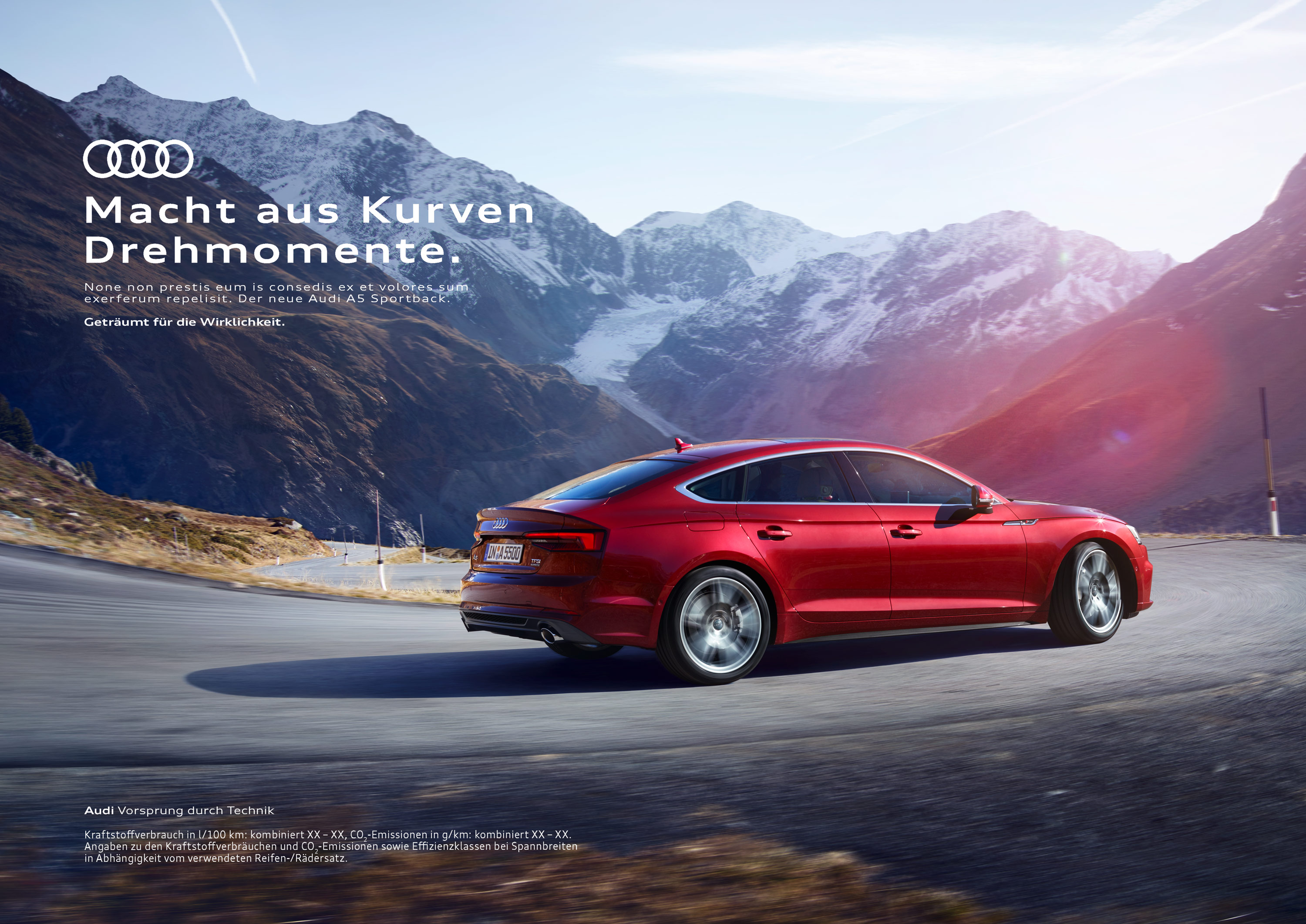 Digitales Leben - Postproduction, CGI, Retouching, Composing - Alex Rank, Audi A5, Postproduction