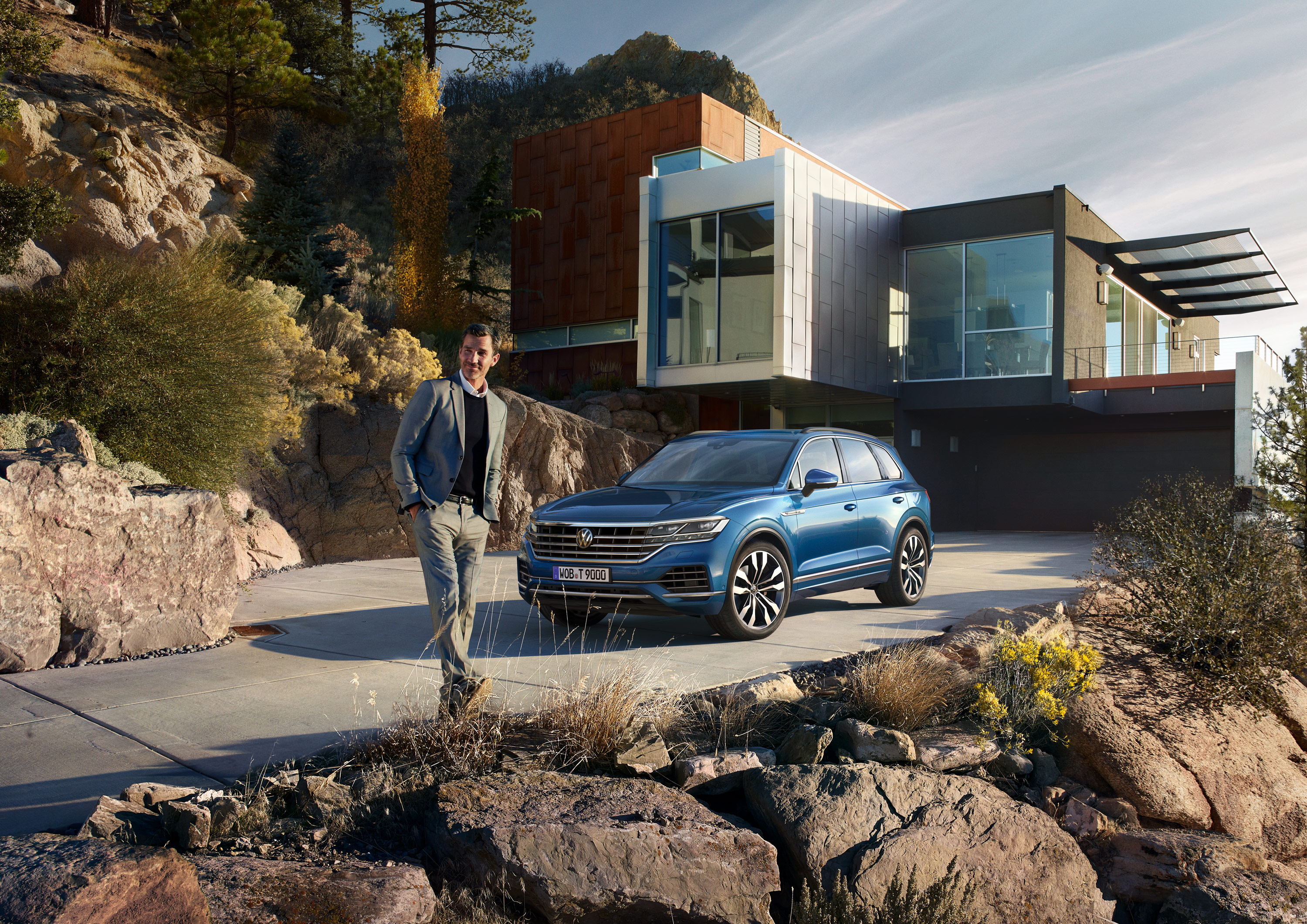 Digitales Leben - Postproduction, CGI, Retouching, Composing - Uwe Dütmmann VW Touareg, CGI, Postproduction