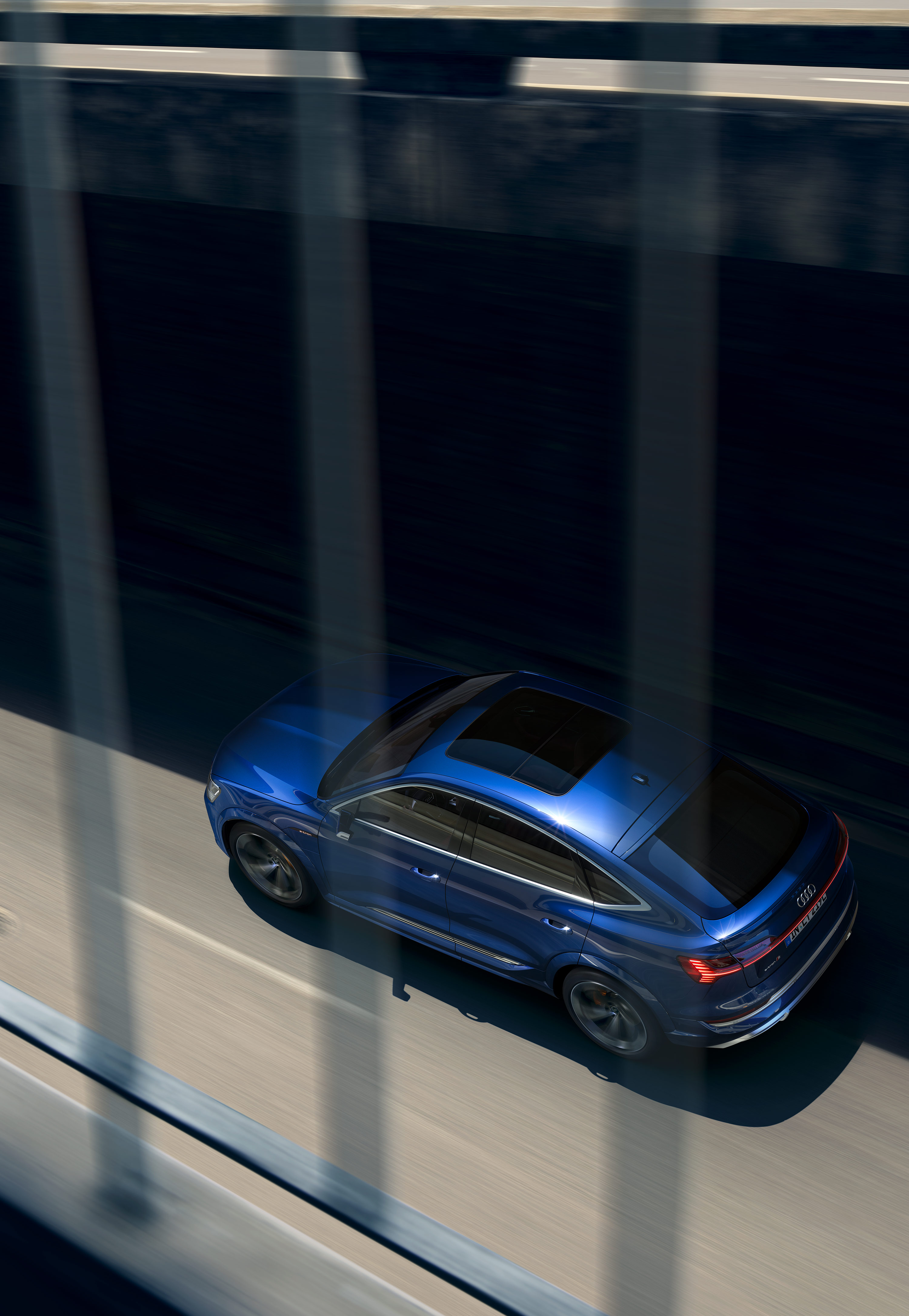 Digitales Leben - Postproduction, CGI, Retouching, Composing - Digitales Leben, AUDI E-TRON-S – S-Sportback, CGI, Postproduction, Retouching